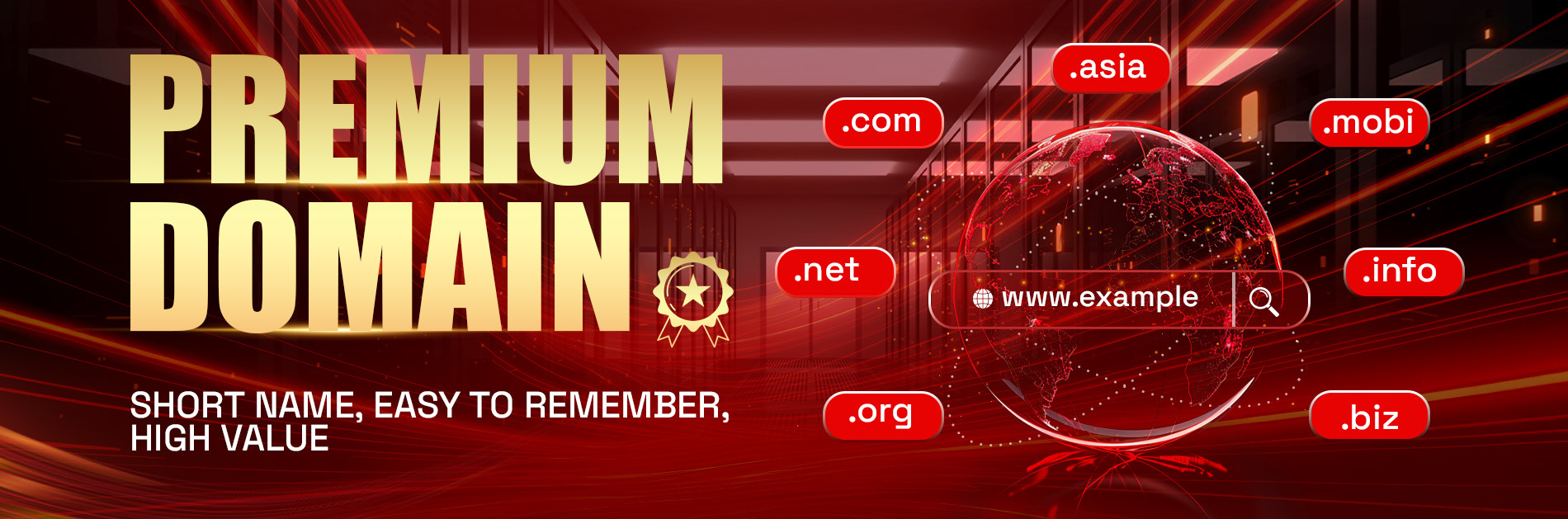 Premium Domains Banner